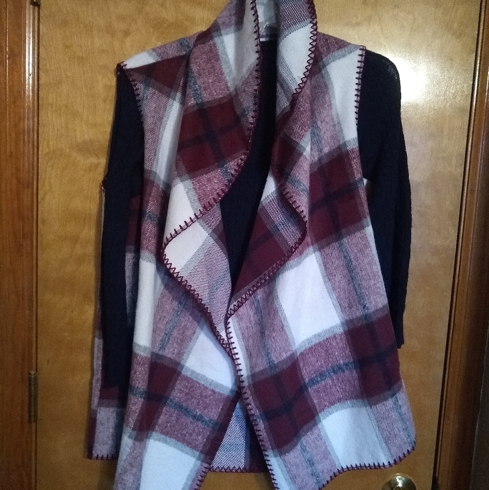 Mud Pie OS Plaid Shawl